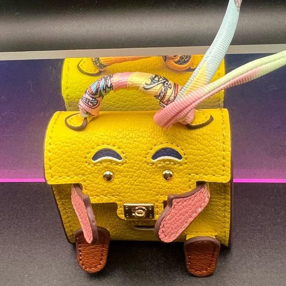 no brand Handbags - Yellow Mini Bag with Pink and Brown Accents